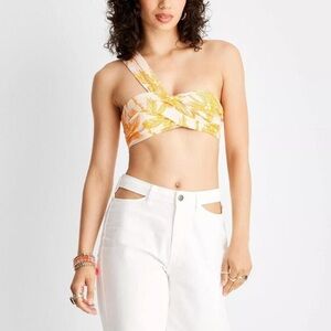 Future Collective One Shoulder Crop Top